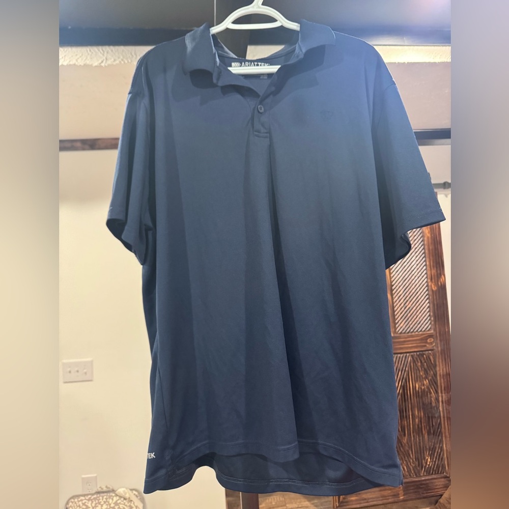 Ariat Navy Blue Polo Shirt